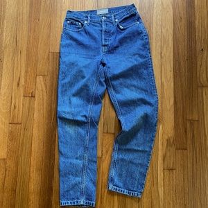 Everlane cheeky jeans button fly high rise denim size 26